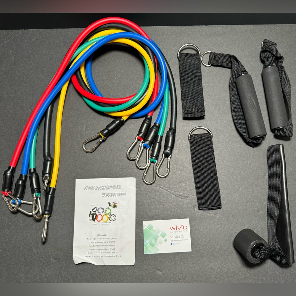 Resistance Bands Set Of 10 Brand New